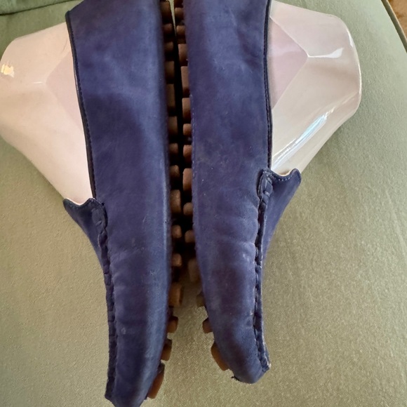 Cole Haan Hanneli Driver II Blue Suede Loafers SZ 8 - Picture 6 of 8